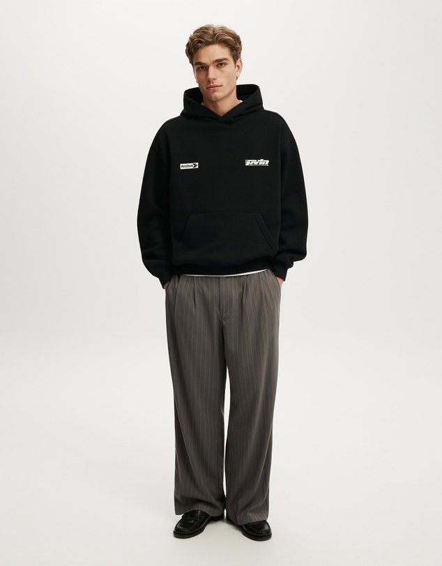 Cotton On - Box Fit Graphic Hoodie