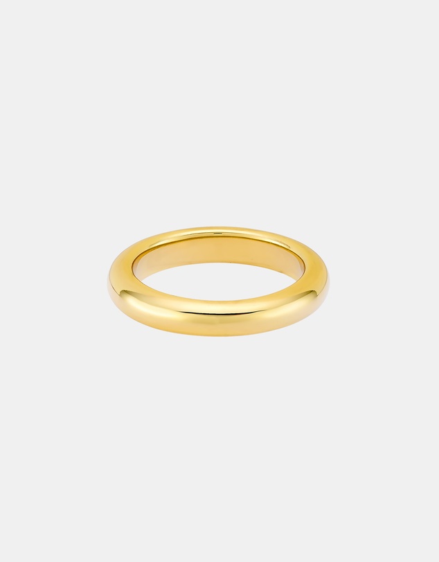 Zoe Olivia - 14K Gold Vermeil Icon Plain Band Ring