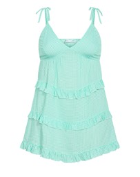 City Chic - Gigi Gingham Sleepwear Chemise