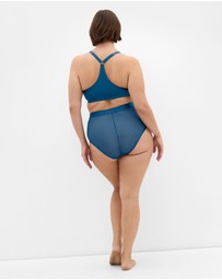 City Chic - Signature Mesh Plunge Underwire Bra