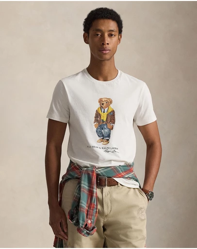 Polo Ralph Lauren - Custom Slim Fit Polo Bear Jersey T-Shirt