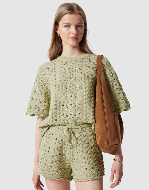 & Other Stories - Pointelle-Knit T-Shirt