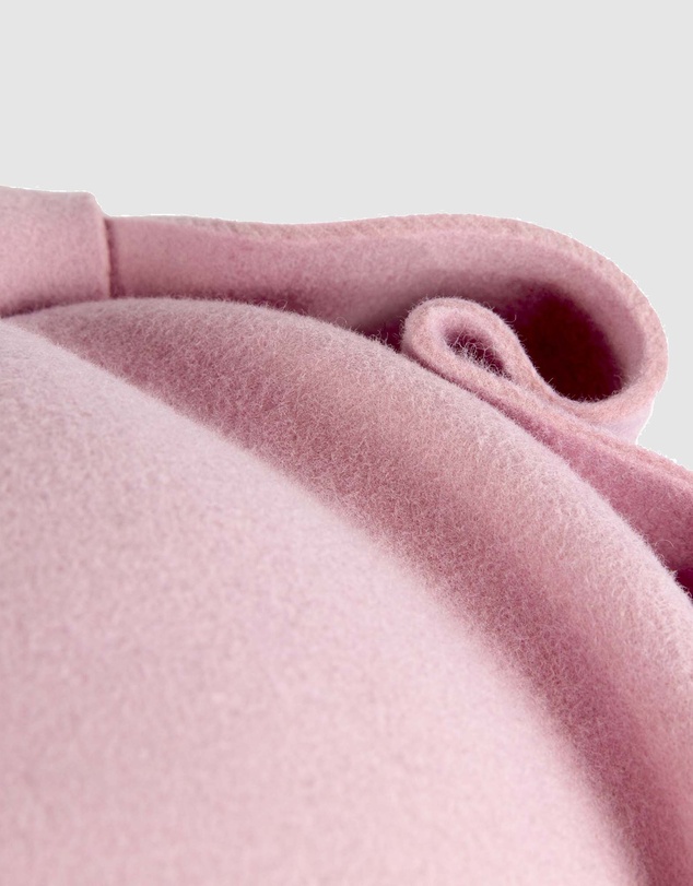Max Alexander - Felt Pink Pillbox Hat