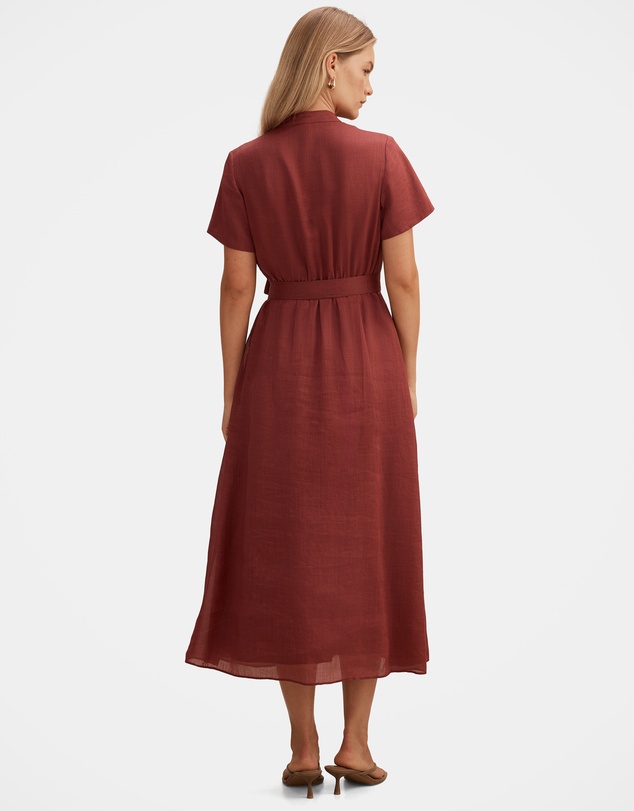Forever New - Therese Short Sleeves Midi Dress