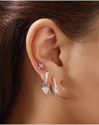 Ania Haie - Silver Heart Pave Earring Charm