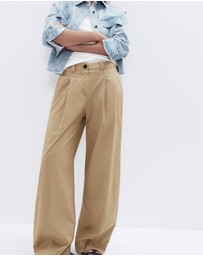 UNISON - Cotton Pleat Front Pant