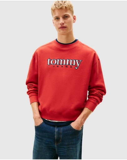 Tommy Jeans - 90s Texture Graphic Crew Sweatshirt