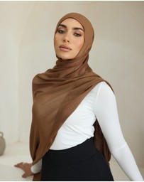 Mod Squad - Double Stitch Hijab- Pecan