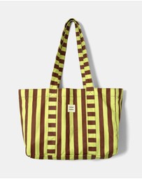 Damson Madder - Large Canvas Tote Bag