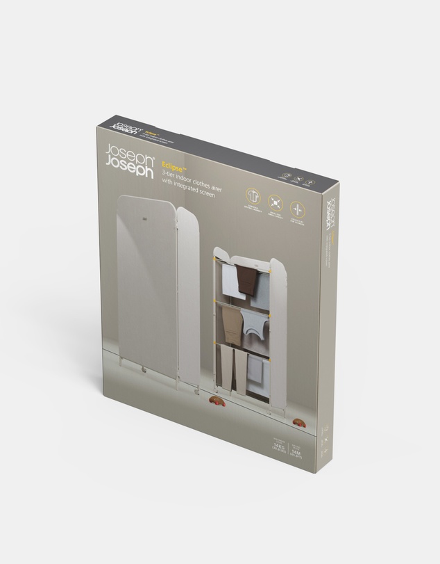 Joseph Joseph - Eclipse™ 3-tier Indoor Drying Rack with Integrated Screen