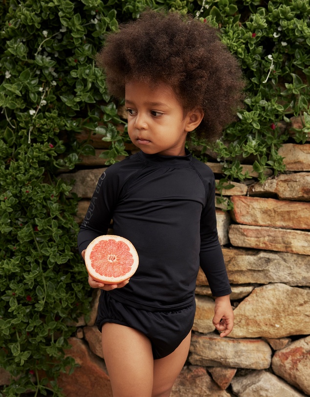 Aqua Blu Kids - Building Blocks Long Sleeve Rash Vest - Babies