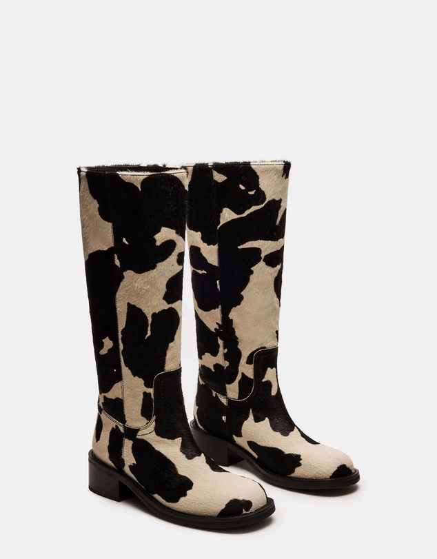 Steve Madden - Riggs-H Black/White Boots