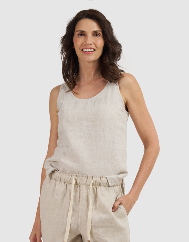 CAMIXA - Tanya Tank Linen Top
