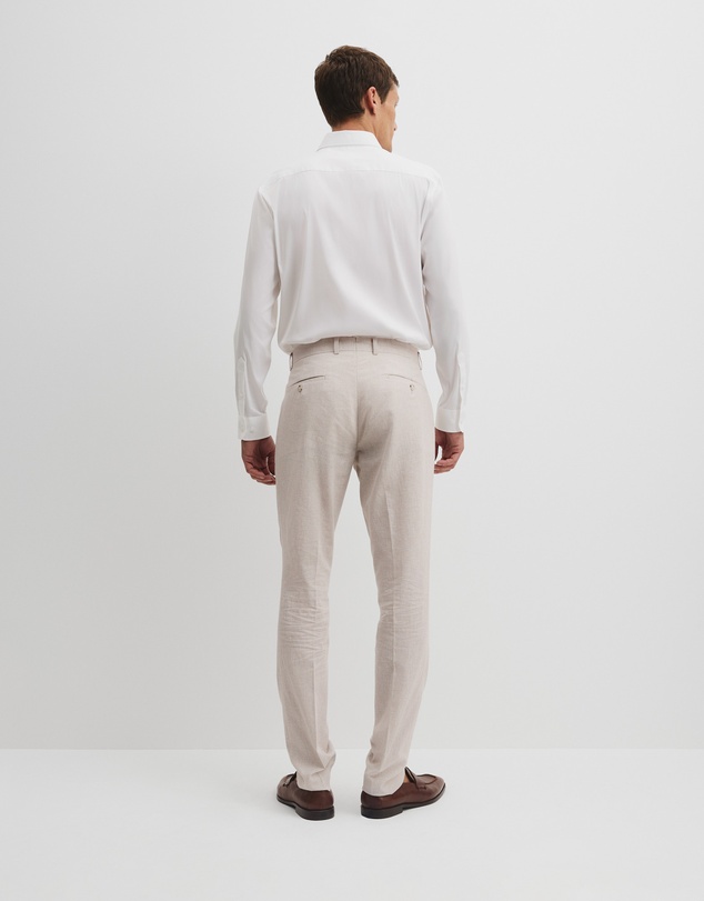 Country Road - Tapered Fit Linen Cotton Pintuck Pant