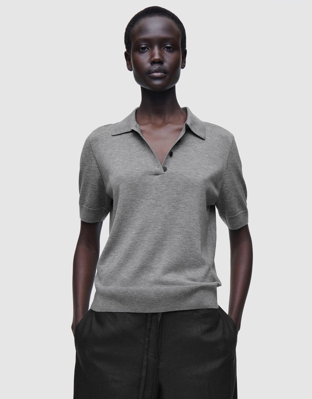 COS - Merino Wool-Blend Polo Shirt