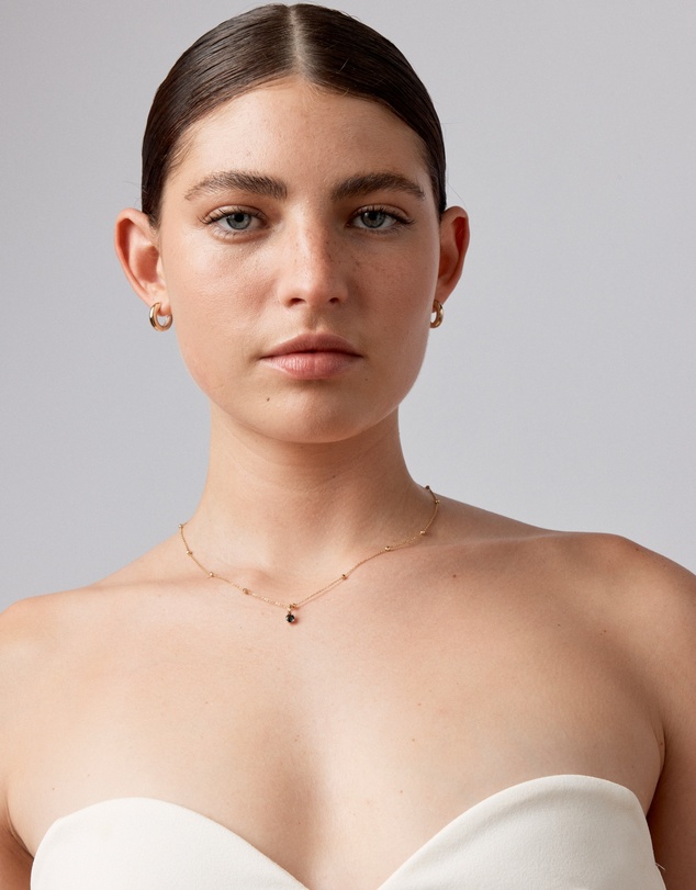 Michael Hill - Round London Blue Topaz Birthstone Pendant in 10kt Yellow Gold