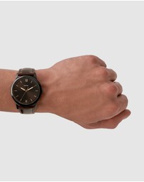 Fossil - The Minimalist 3H Brown Analogue Watch FS5551