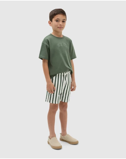 Seed Heritage - Core Stripe Track Short