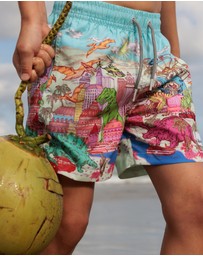 Boardies - Boardies Dino Takeover Kids Swim Shorts