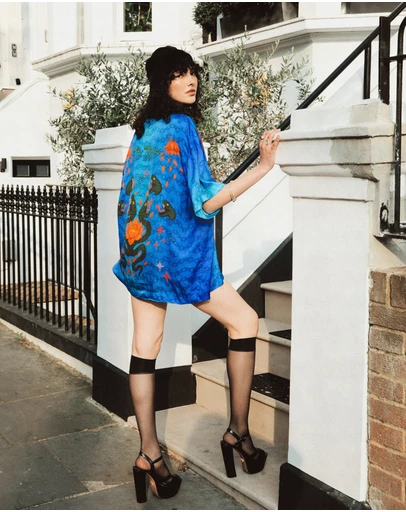 THE TALES - Snake Chain oversized Shirt