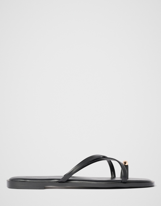 Forever New - Brynn Toe Thong Trim Flat Sandals