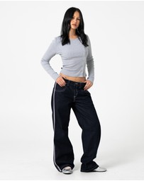 Rusty - Flip Mommy Low Rise Baggy Jean