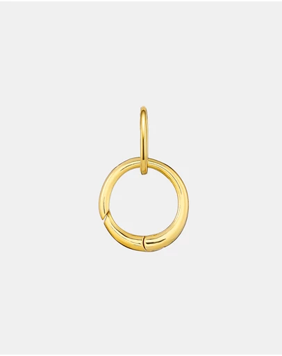Zoe Olivia - 14K Gold Vermeil Plain Charm Carrier