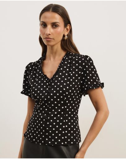 Black & White Polka Dot