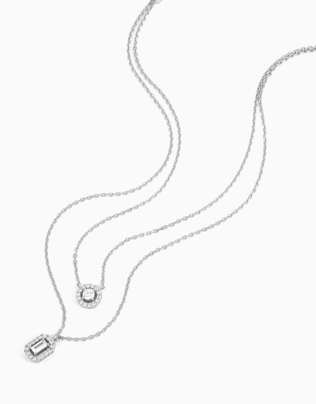 Michael Kors - Premium Silver Tone Pendant Necklace