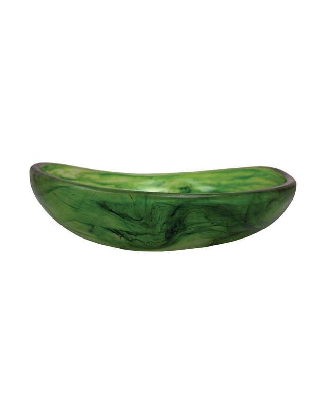 Urban Attitude - Urban Attitude JADE Medium Bowl Height 8cm highest, 5cm lowest, Width 27cm, Length 28cm - Sage Mist