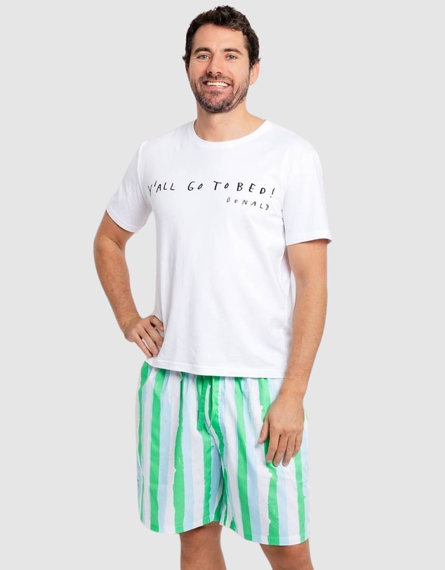 Sant And Abel - Men's Drawbertson Wild Stripes Sleep Shorts