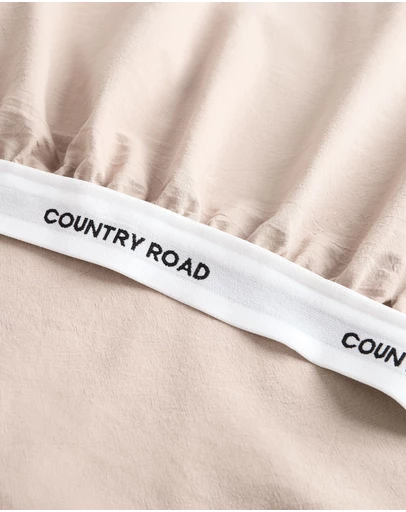 Country Road - Brae Australian Cotton Queen Fitted Sheet