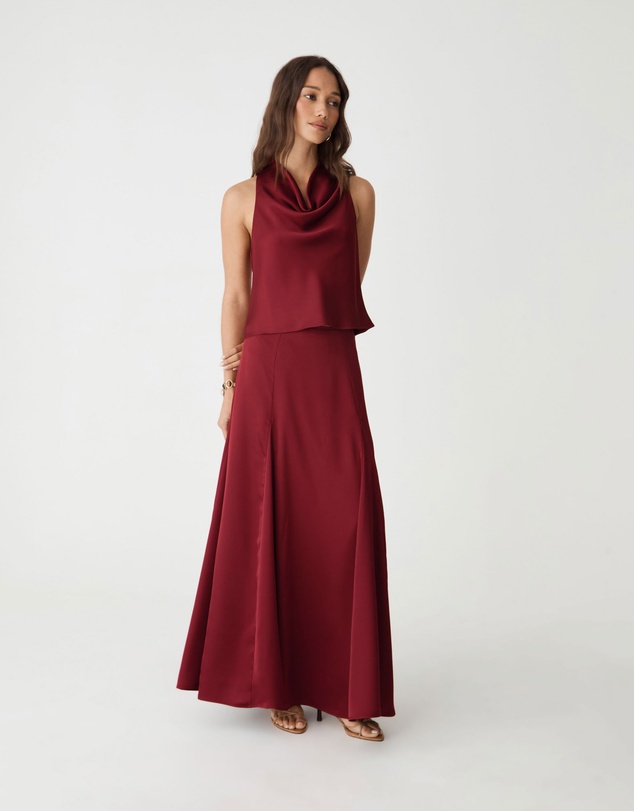 Forcast - Freya Satin Godet Skirt