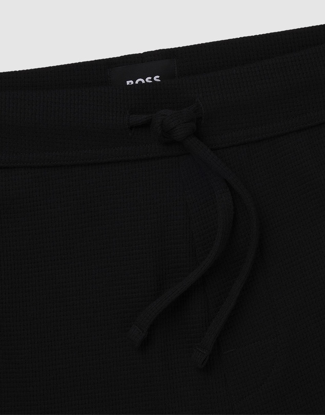 BOSS - Cuffed Waffle Pants