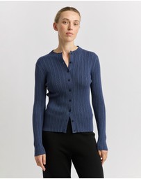 Toorallie - Variegated Rib Cardigan