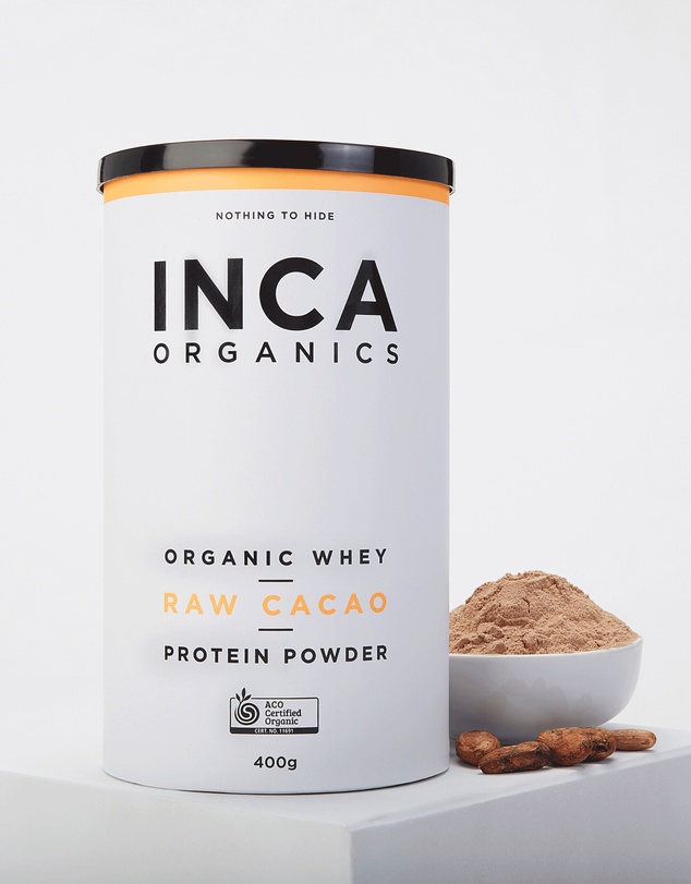 Inca Organics - Certified Organic Whey Protein Powder - Raw Cacao