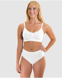 B Free Intimate Apparel - Wire-free Bamboo Padded Bra (B-C-D-DD-E-F-G-H) Cup