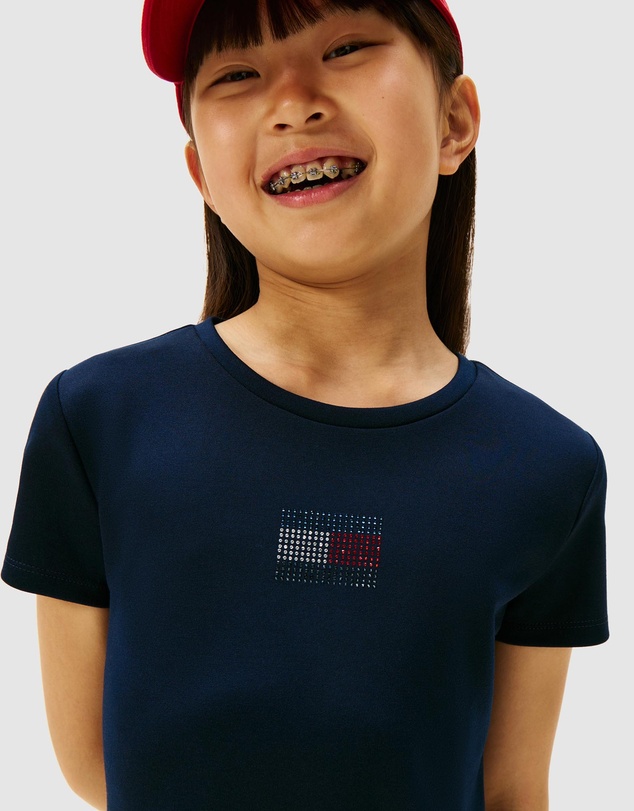 Tommy Hilfiger - Straight Punto Dress SS - Teens