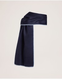 SABA - Kayla Contrast Stitch Scarf