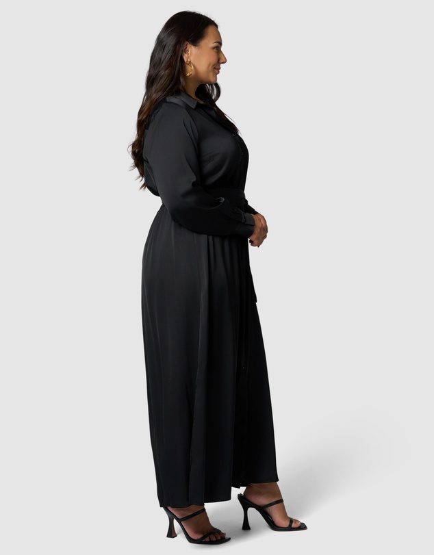 Something 4 Olivia - Lesley Satin Maxi Dress