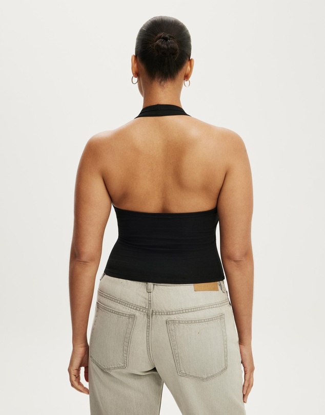 Cotton On - Everyday Smooth Scoop Halter Top