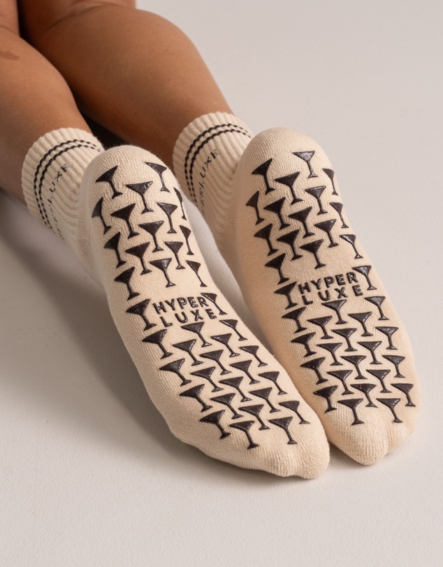 HyperLuxe The Label - Pilates Crew Sock
