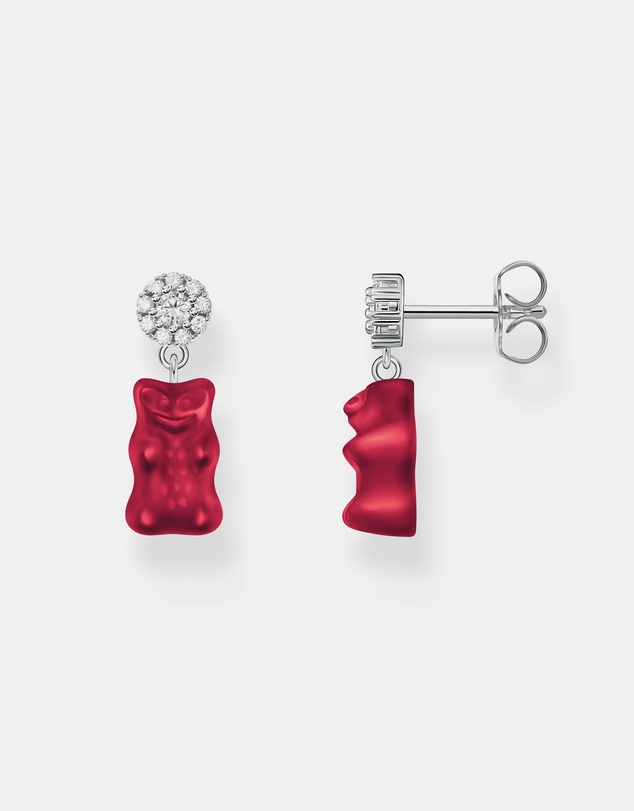 THOMAS SABO - THOMAS SABO Ear Studs with Red Goldbears