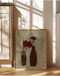 Olive et Oriel - Blossom Blend by Shatha Al Dafai Art Print