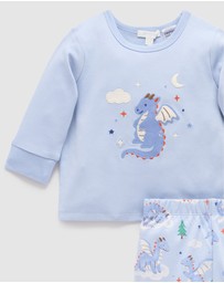 Purebaby - Thick PJ Set -Kids-Babies