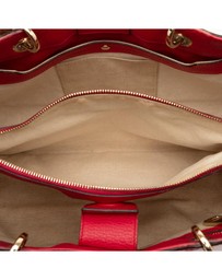 Pre-Loved by Azura Reborn - Pre-Loved Medium Bicolor Calfskin Bamboo Shopper Satchel