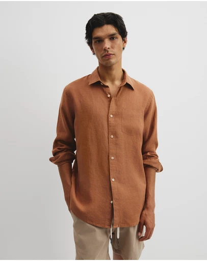 Country Road - Organically Grown Linen Regular Fit Shirt