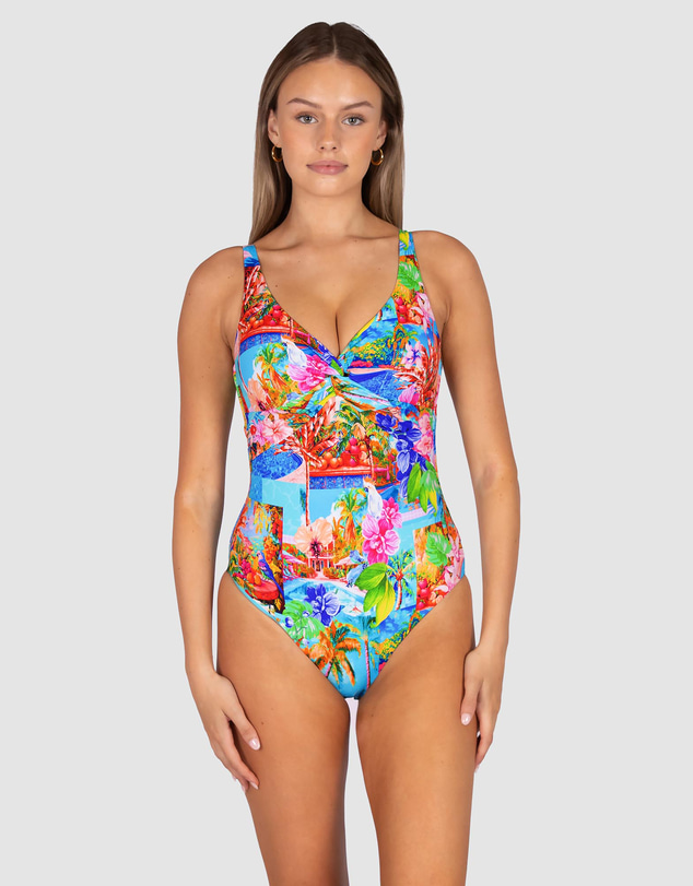 Baku Swimwear - Tropicalia C/DD Cup Twist One Piece Swimsuit