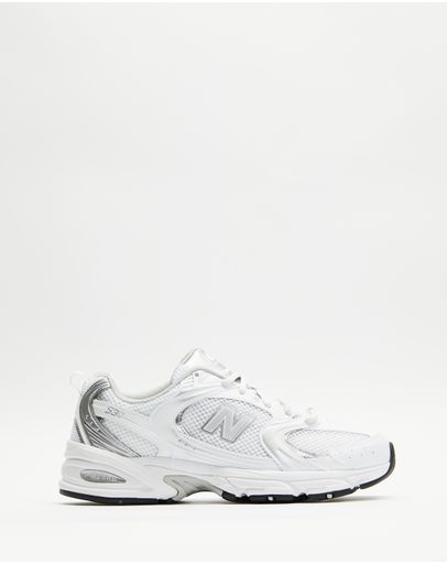 White With Silver Metallic
