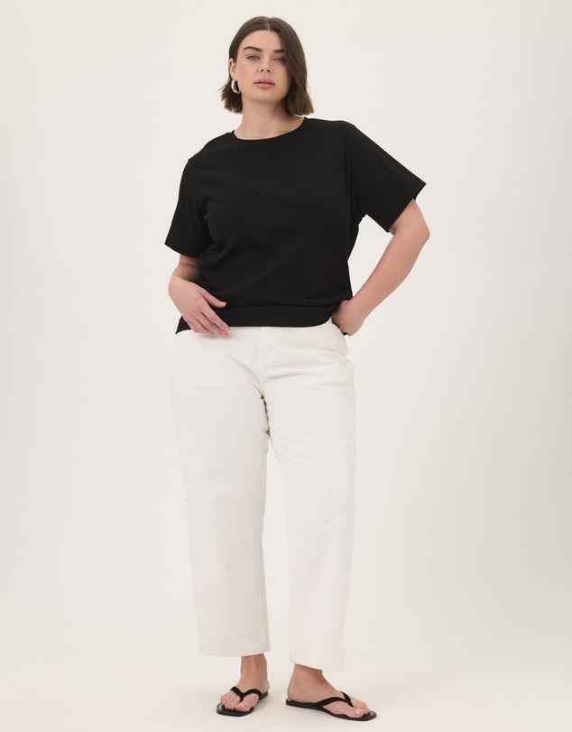 Atmos&Here Curvy - Cotton Slim T-Shirt